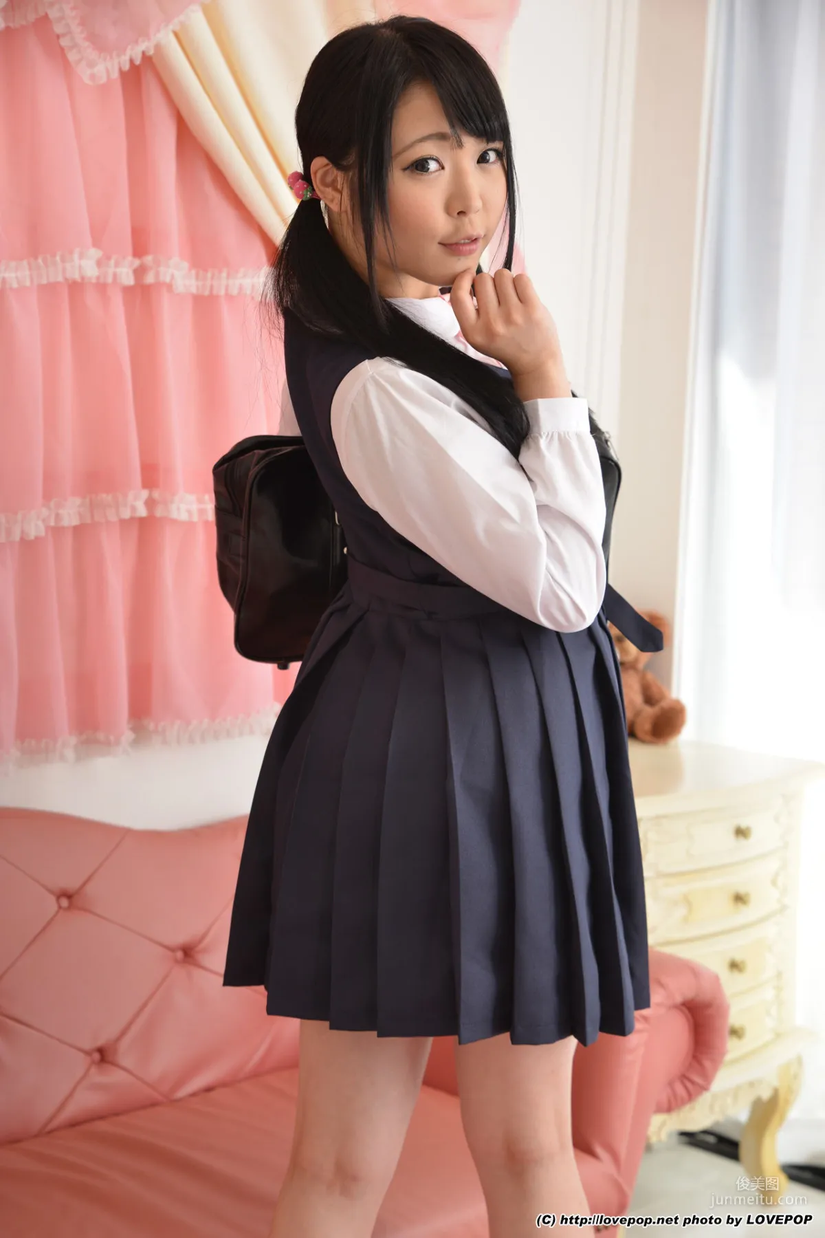 [LovePop] Yui Kawagoe Yui Kawagoe Student Temptation Photo Set photo 8