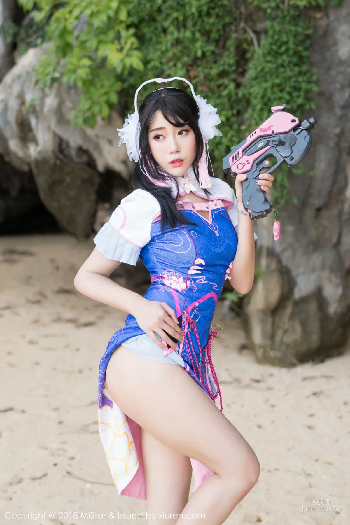 Dou Douliang Outdoor Shoot COS Mai Shiranui and DVA [MiStar] VOL.215 Photo Set photo 28
