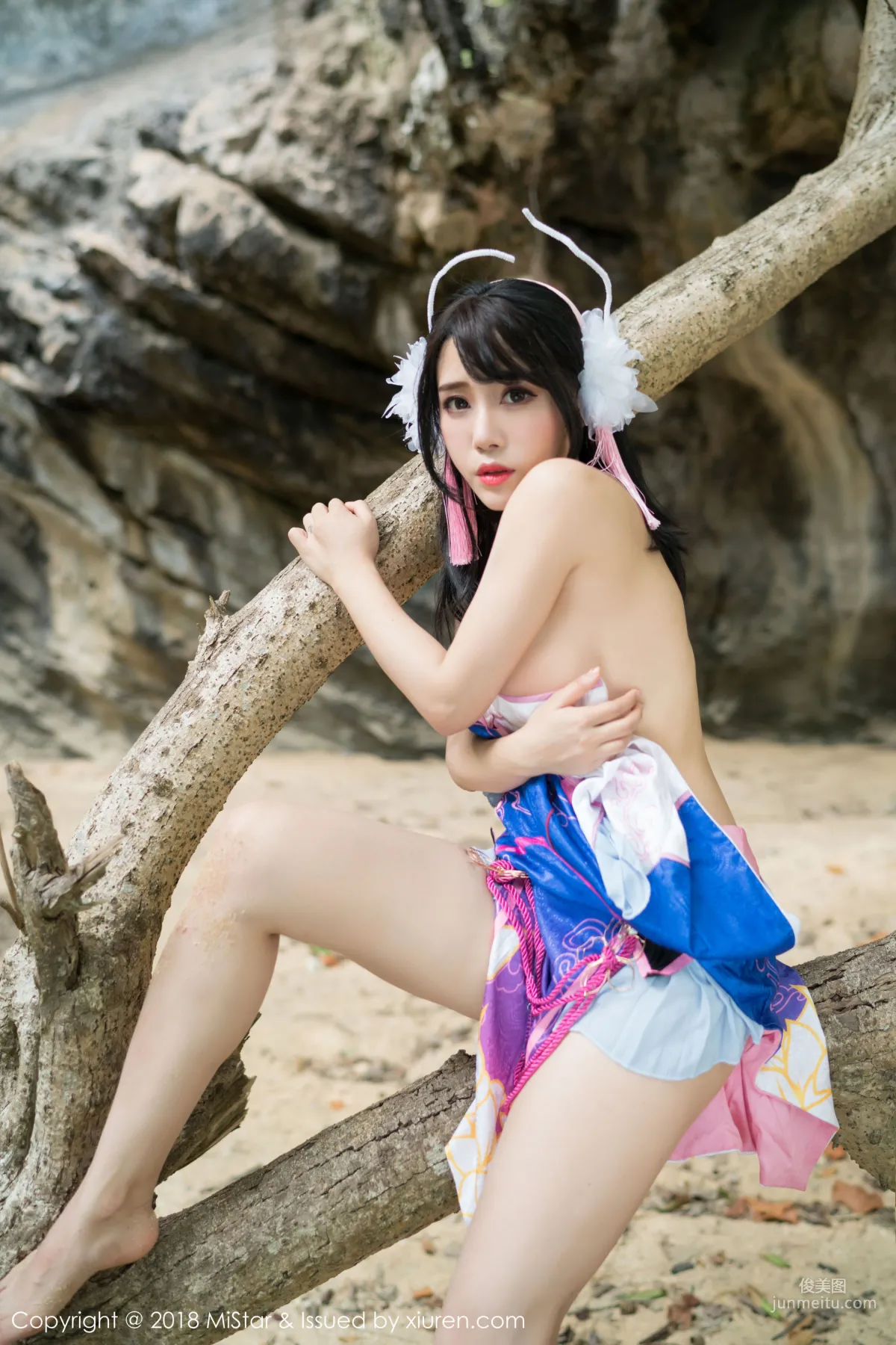 Dou Douliang Outdoor Shoot COS Mai Shiranui and DVA [MiStar] VOL.215 Photo Set photo 41