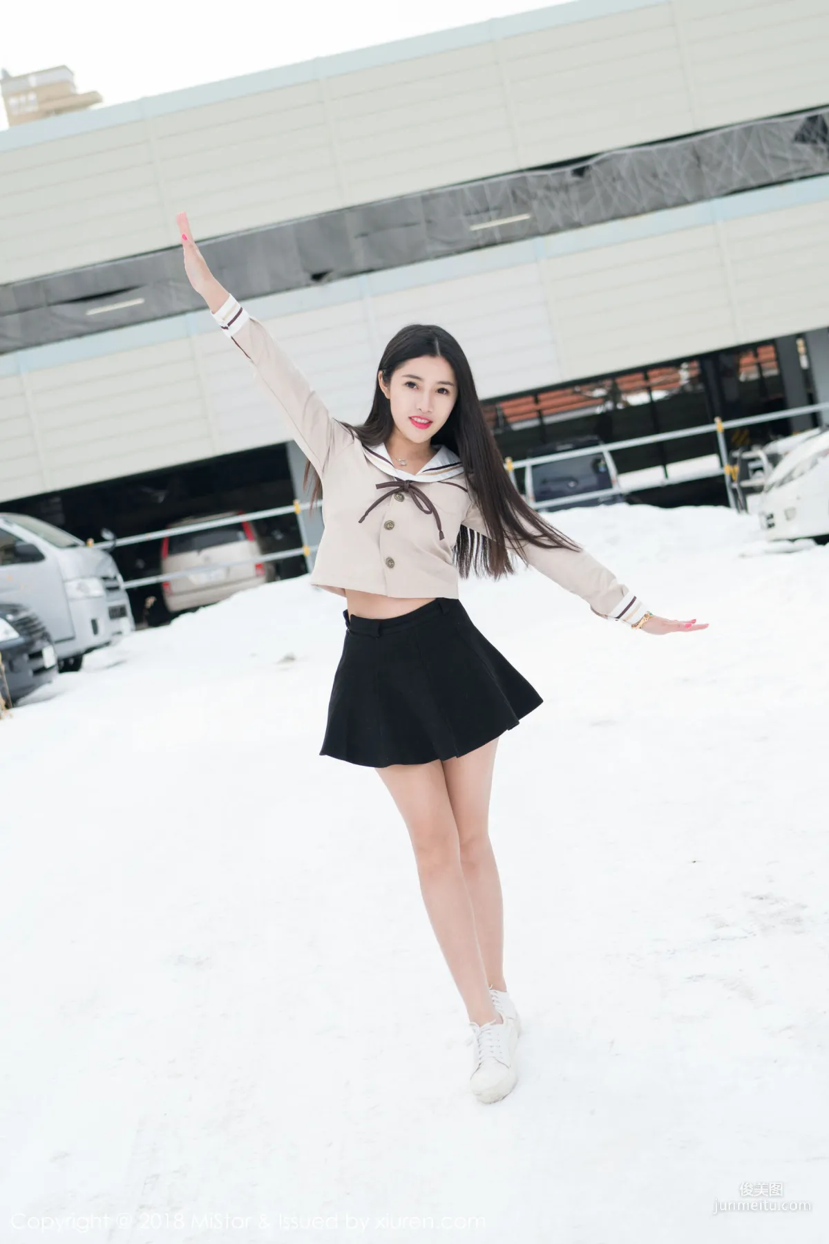 Chen Jiajia Tiffany, Beauty in the Snow and Sexy Dudou, [MiStar] VOL.216 Photo Set photo 7