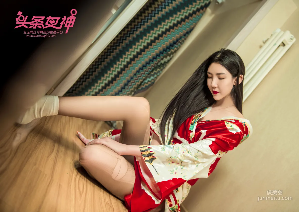 Feng Xuejiao "The Charm of Kimono" [TouTiao Goddess] Photo Set photo 45