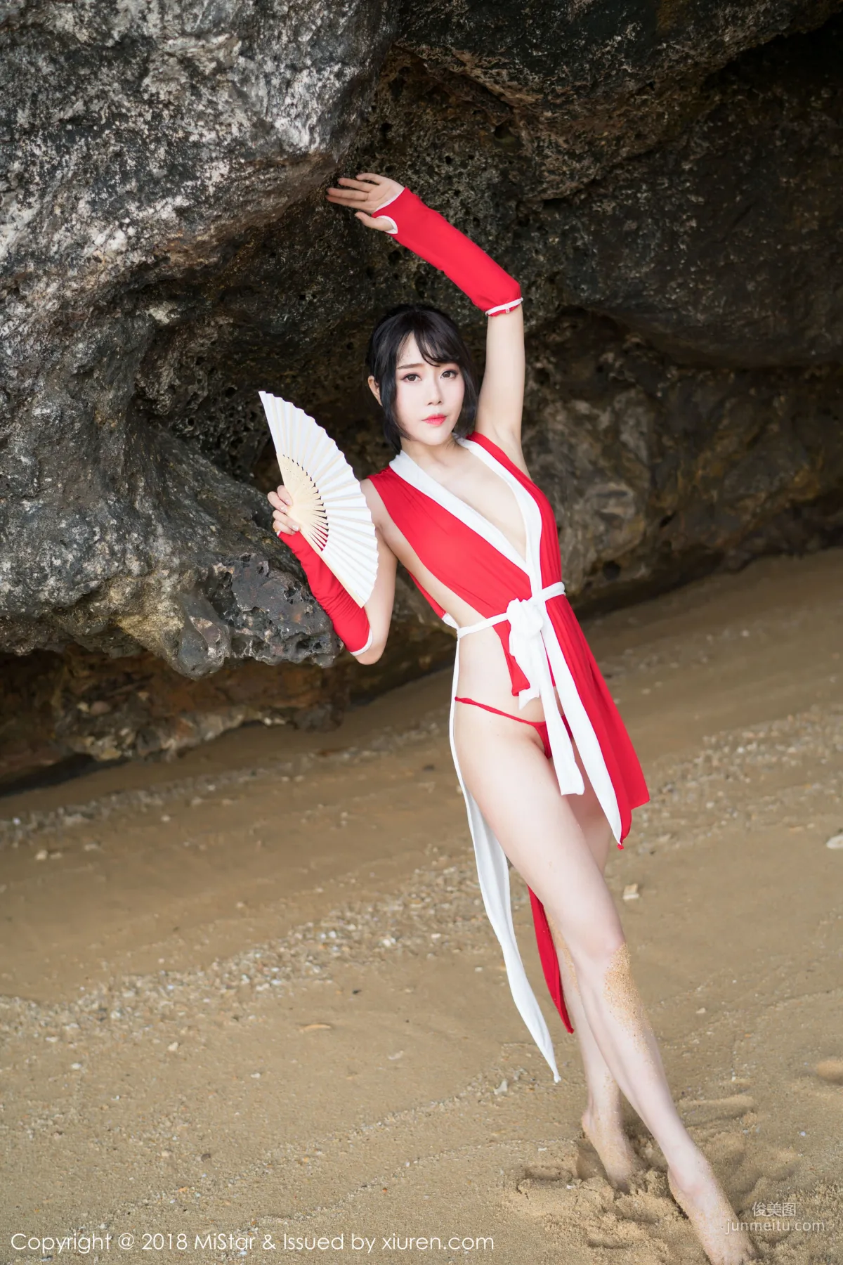 Dou Douliang Outdoor Shoot COS Mai Shiranui and DVA [MiStar] VOL.215 Photo Set photo 13