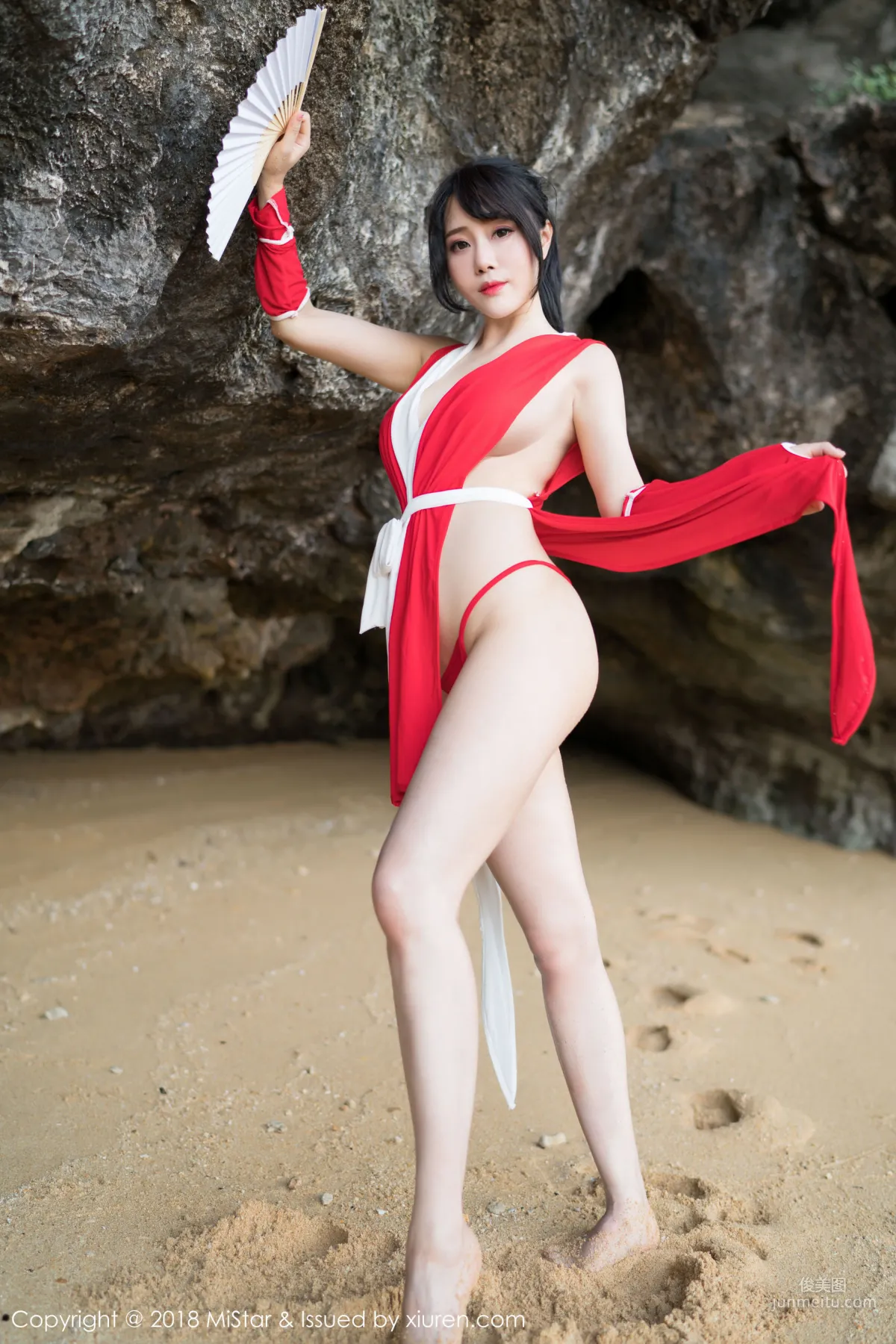 Dou Douliang Outdoor Shoot COS Mai Shiranui and DVA [MiStar] VOL.215 Photo Set photo 9