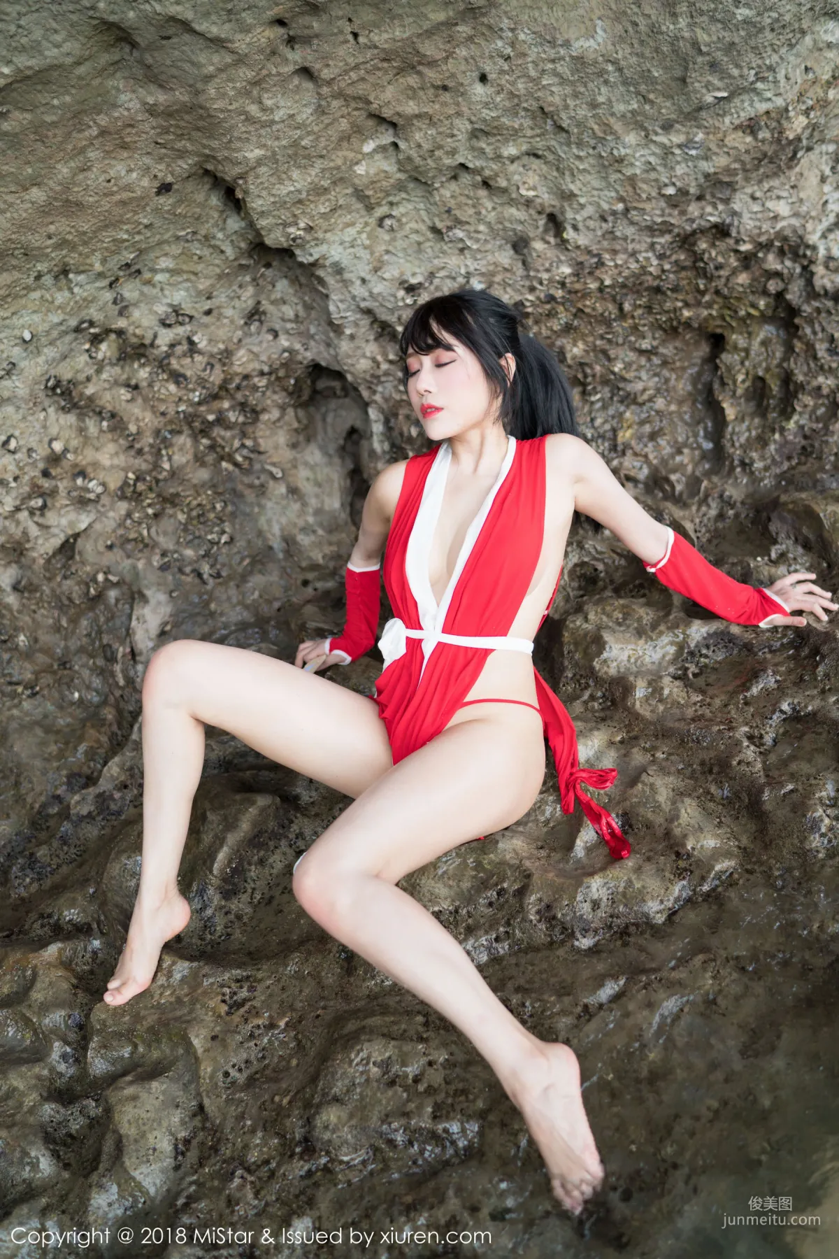 Dou Douliang Outdoor Shoot COS Mai Shiranui and DVA [MiStar] VOL.215 Photo Set photo 2