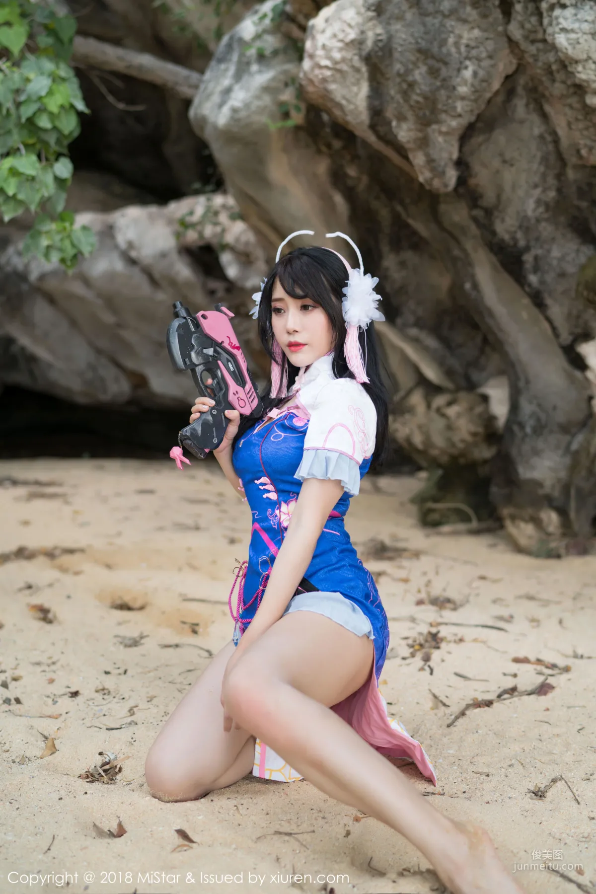 Dou Douliang Outdoor Shoot COS Mai Shiranui and DVA [MiStar] VOL.215 Photo Set photo 29