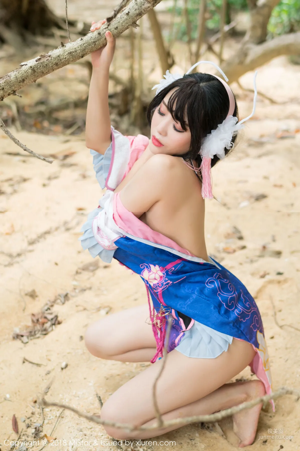 Dou Douliang Outdoor Shoot COS Mai Shiranui and DVA [MiStar] VOL.215 Photo Set photo 37