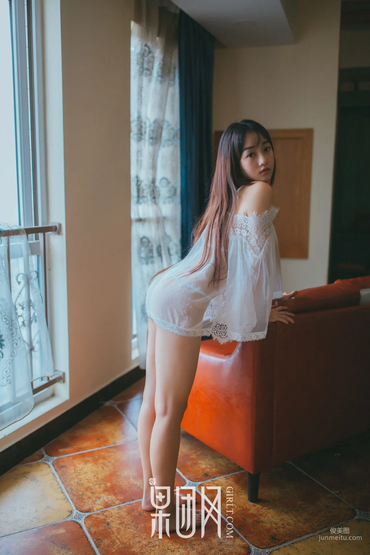 Height and Face and Figure, Perfect Girl Next Door Surprise Debut! [Girlt] Xiong Chuan Ji Xin No.017 Photo Set photo 15