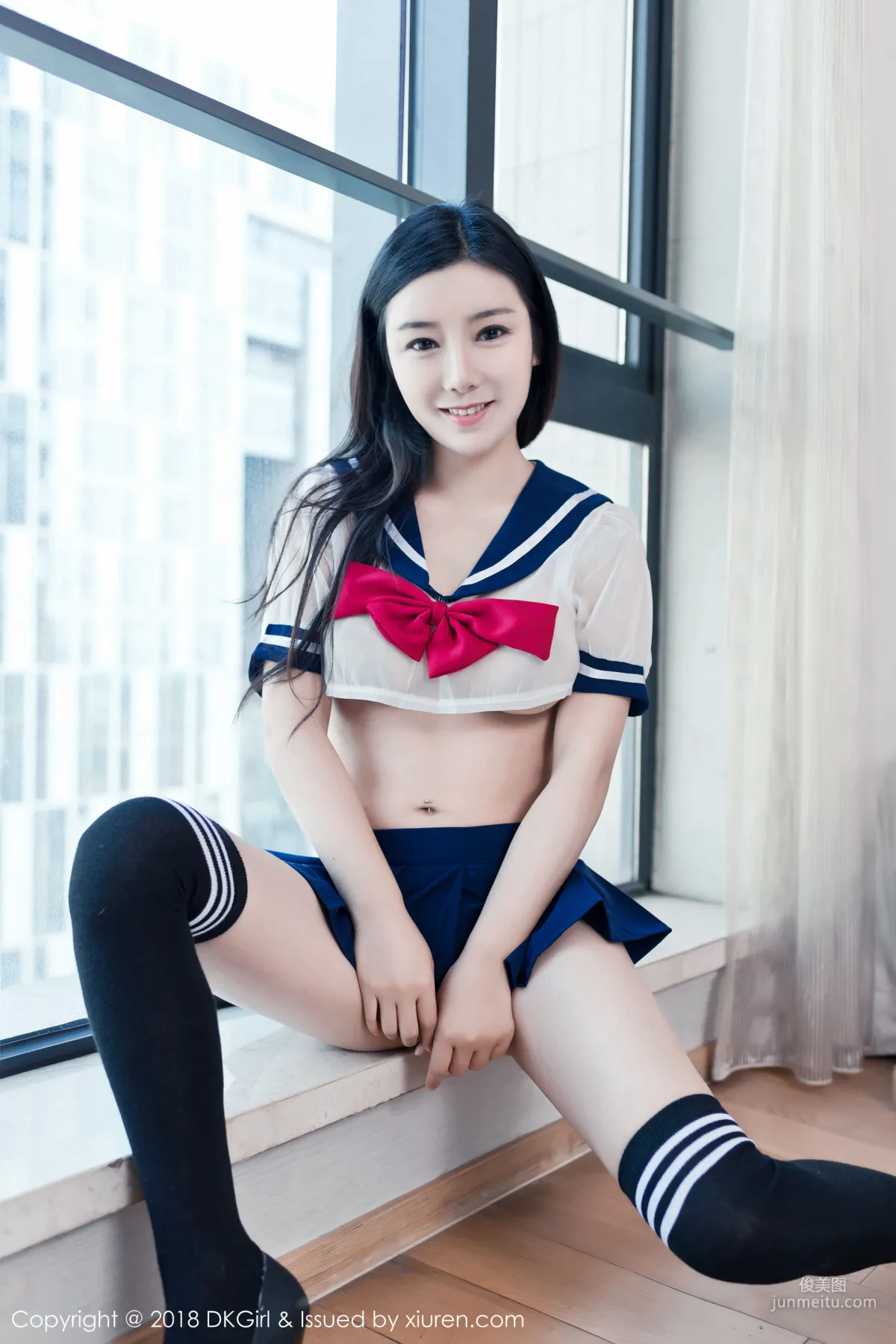 Yuan Meiren Sweet School Uniform Series + SM Lingerie [DKGirl] Vol.061 Photo Set photo 15