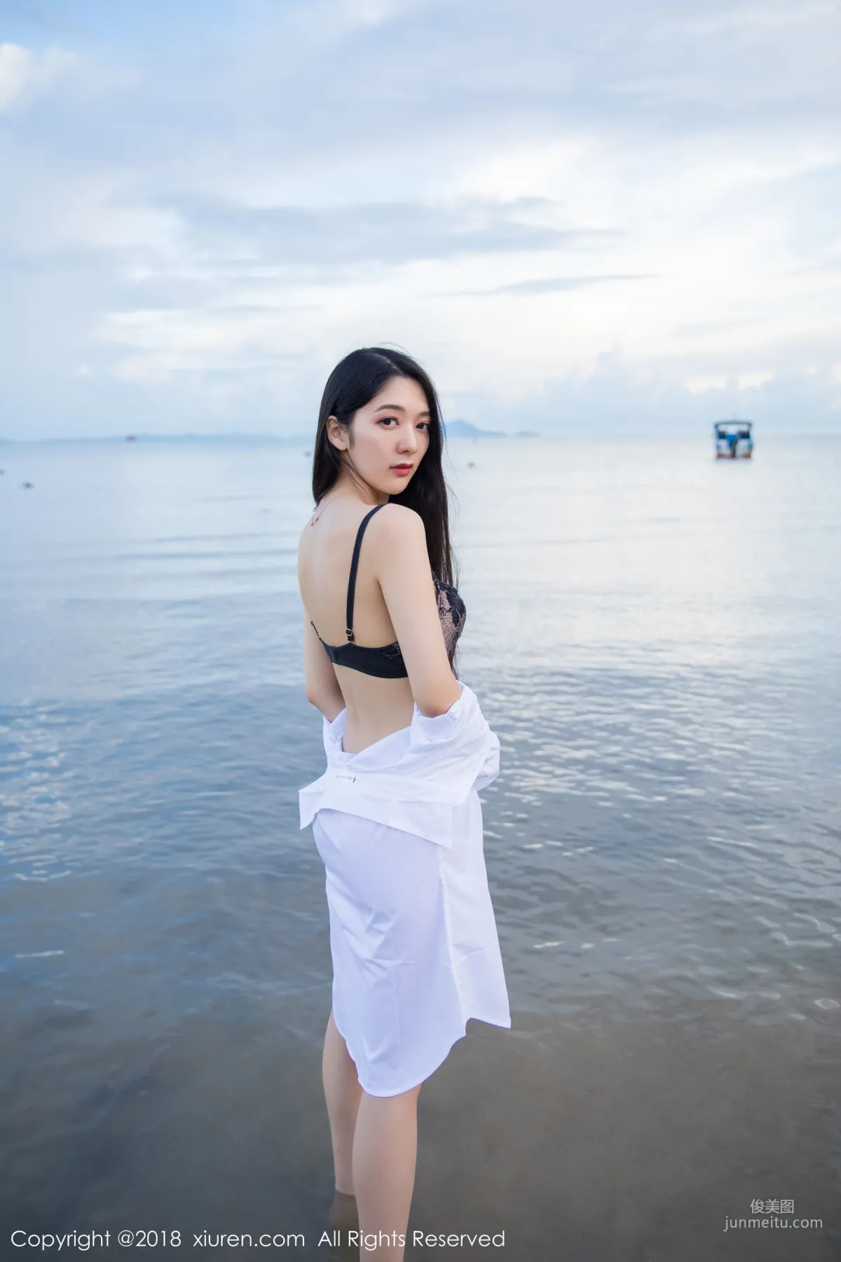 Xiao Reba 'White Shirt and Lace Lingerie Series' [XiuRen] No.962 Photo Set photo 28