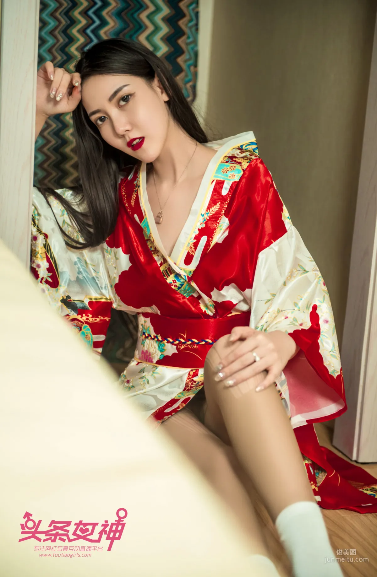 Feng Xuejiao "The Charm of Kimono" [TouTiao Goddess] Photo Set photo 36