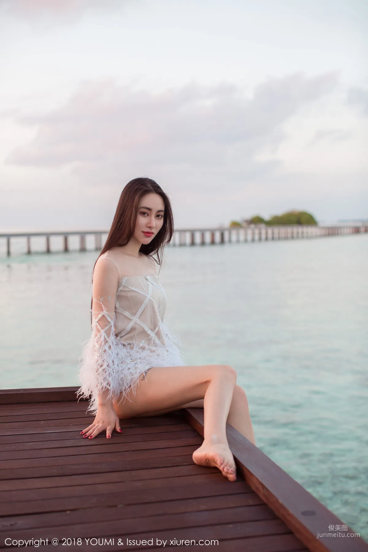 Mu Feifei "Maldives Travel Shoot" Beach Theme Photos [YouMi] Vol.135 Photo Set photo 23