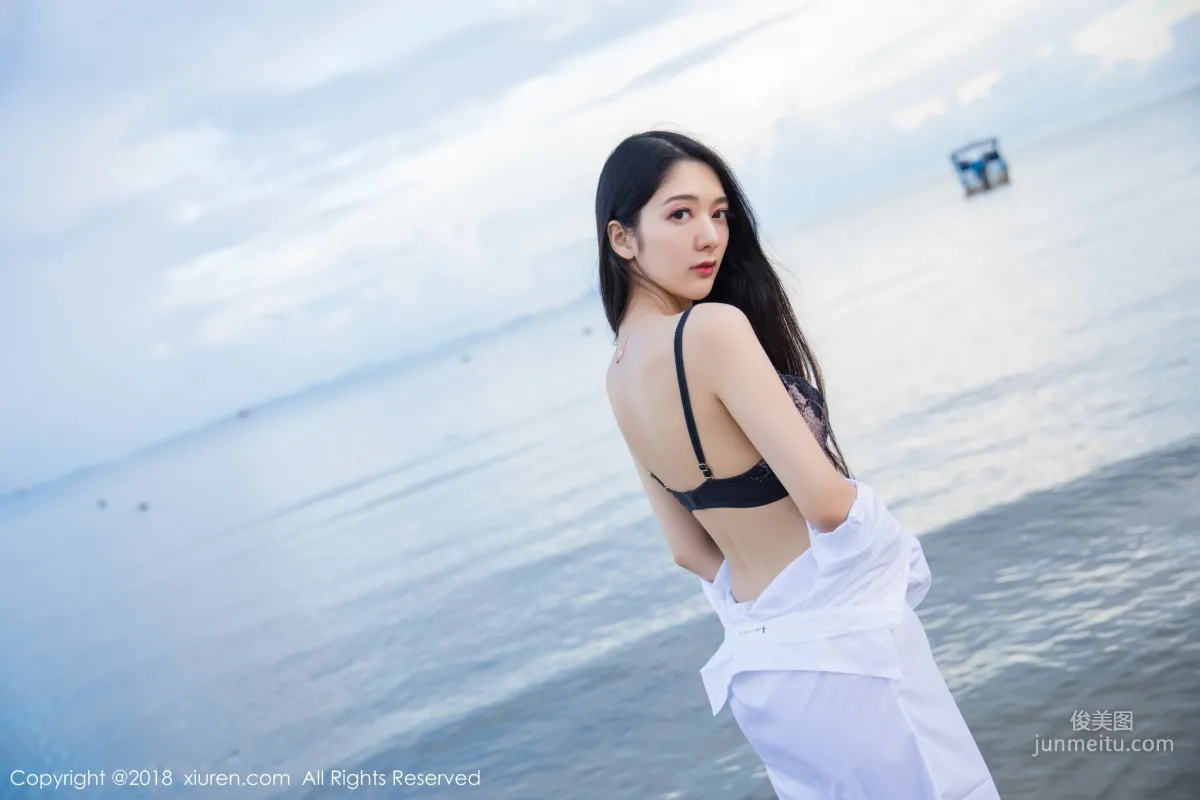 Xiao Reba 'White Shirt and Lace Lingerie Series' [XiuRen] No.962 Photo Set photo 29
