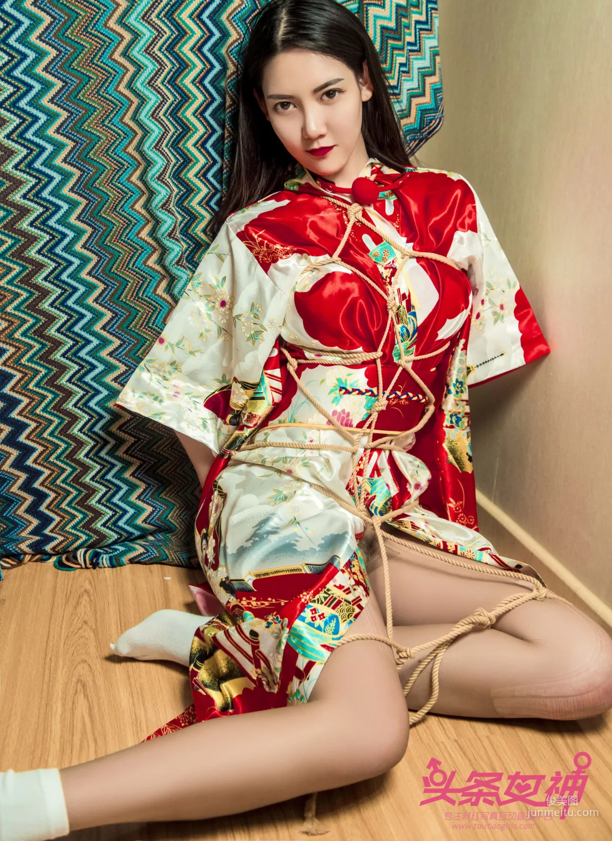 Feng Xuejiao "The Charm of Kimono" [TouTiao Goddess] Photo Set photo 47