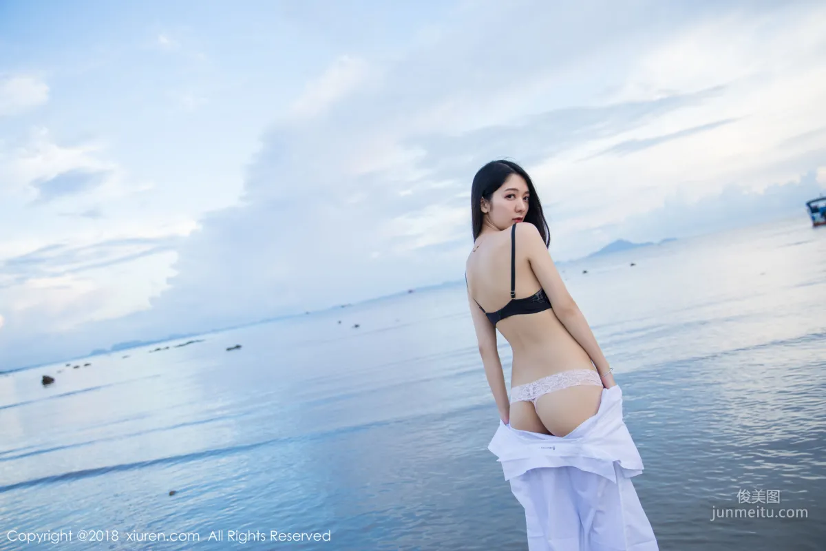 Xiao Reba 'White Shirt and Lace Lingerie Series' [XiuRen] No.962 Photo Set photo 34