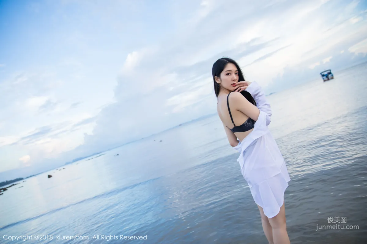 Xiao Reba 'White Shirt and Lace Lingerie Series' [XiuRen] No.962 Photo Set photo 30