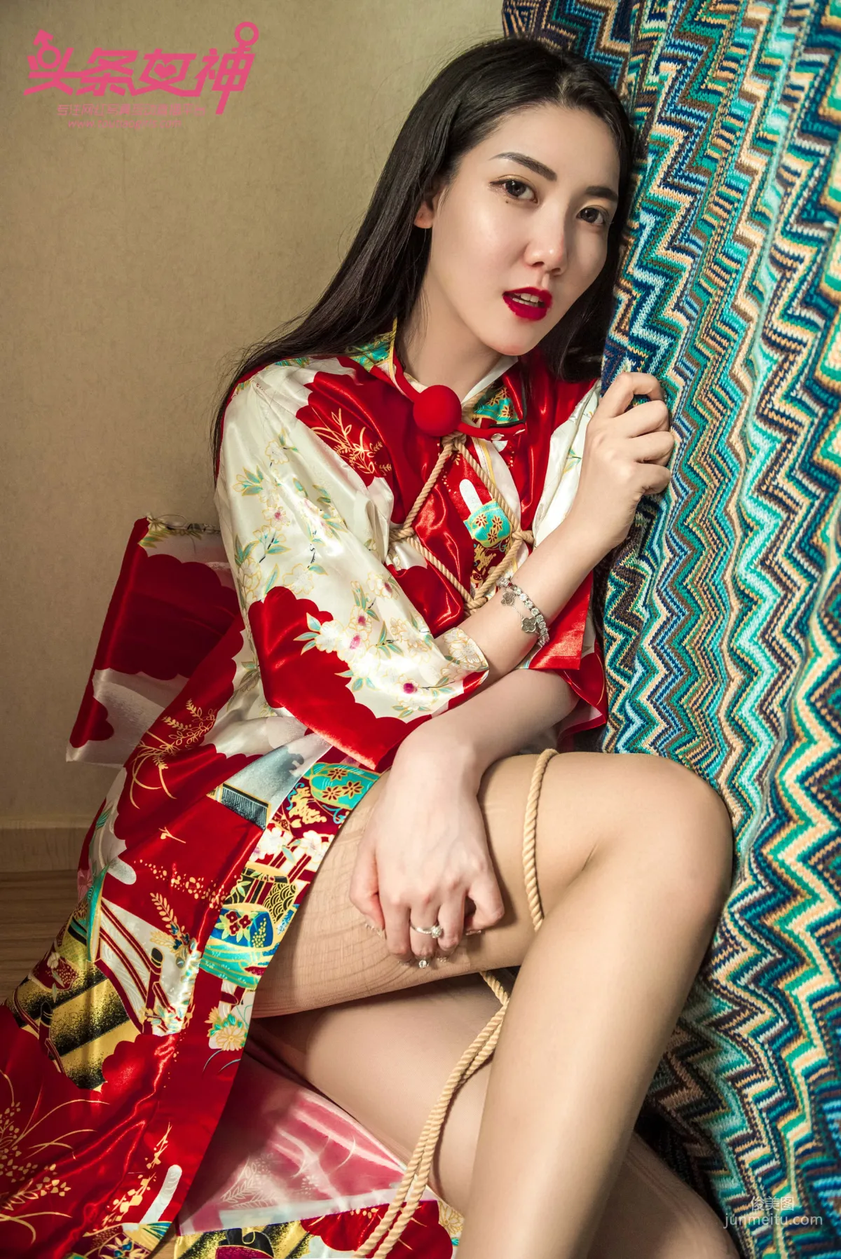 Feng Xuejiao "The Charm of Kimono" [TouTiao Goddess] Photo Set photo 52