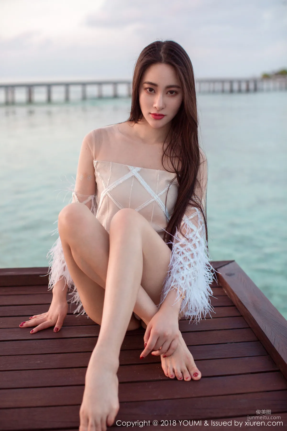 Mu Feifei "Maldives Travel Shoot" Beach Theme Photos [YouMi] Vol.135 Photo Set photo 26