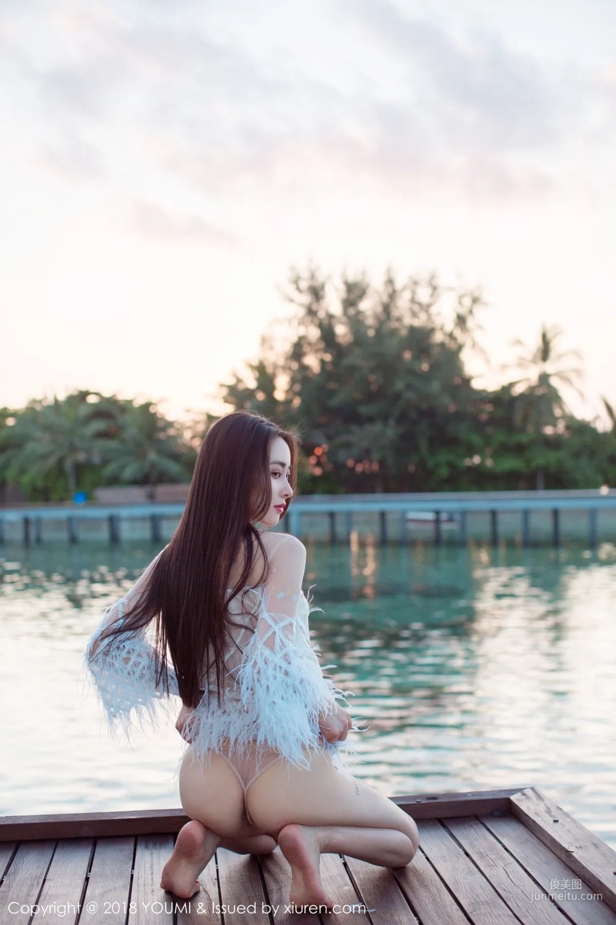 Mu Feifei "Maldives Travel Shoot" Beach Theme Photos [YouMi] Vol.135 Photo Set photo 32