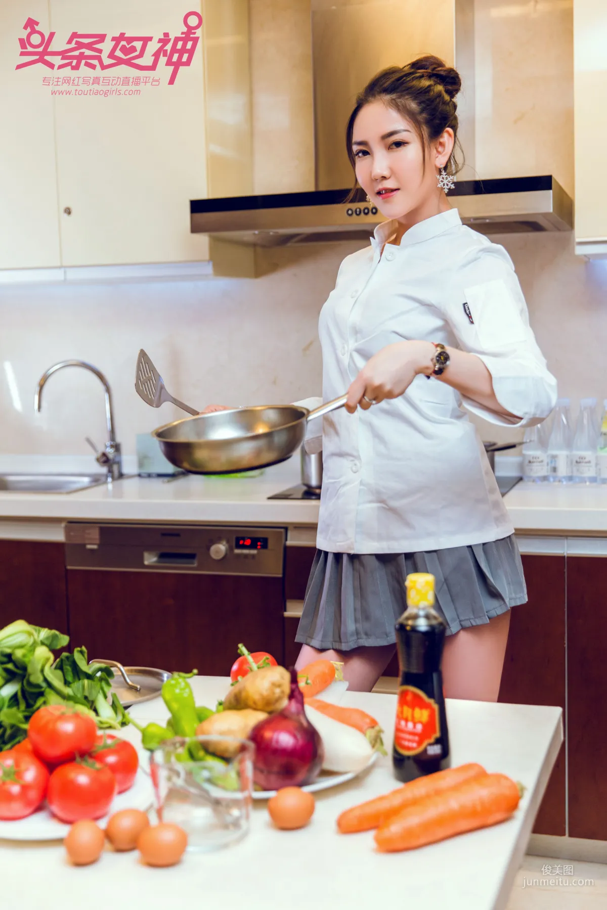 Feng Xuejiao, Goddess Chef [TouTiao Goddess] Photo Set photo 7