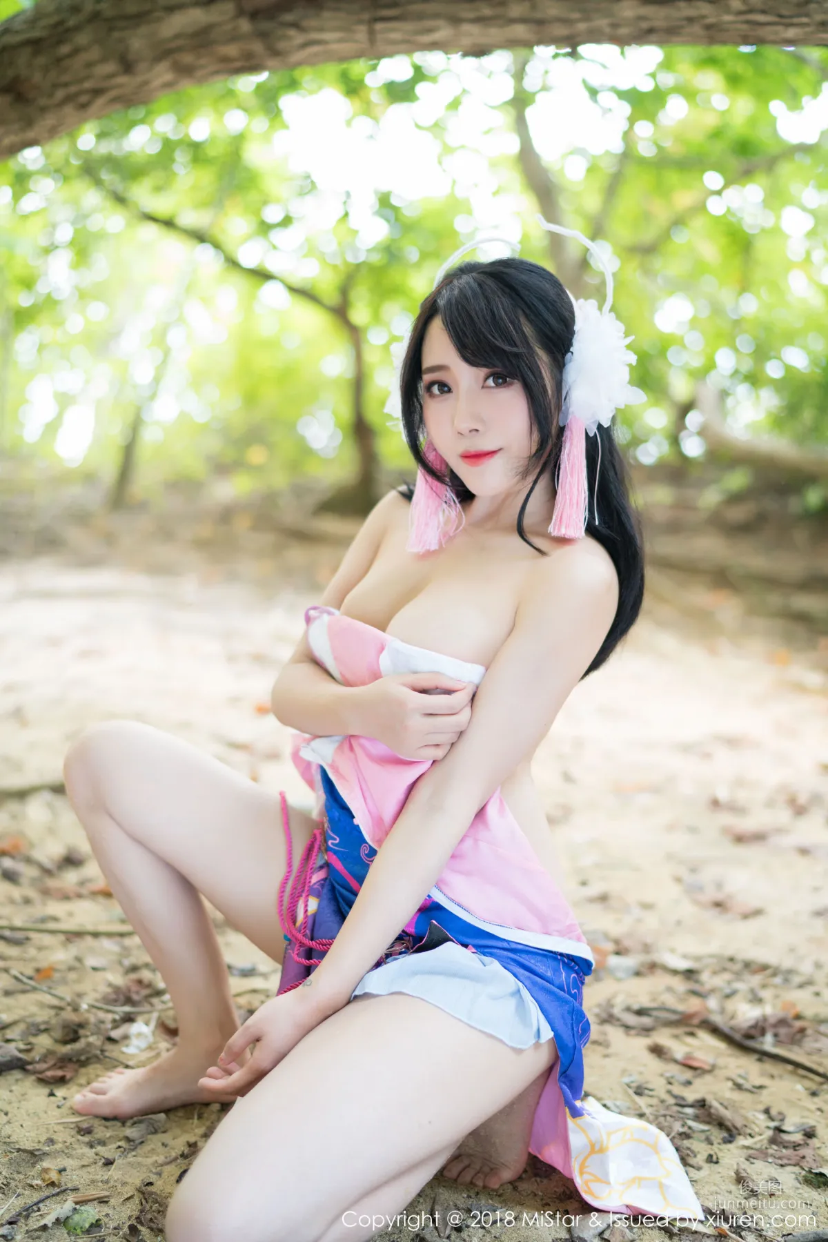 Dou Douliang Outdoor Shoot COS Mai Shiranui and DVA [MiStar] VOL.215 Photo Set photo 49