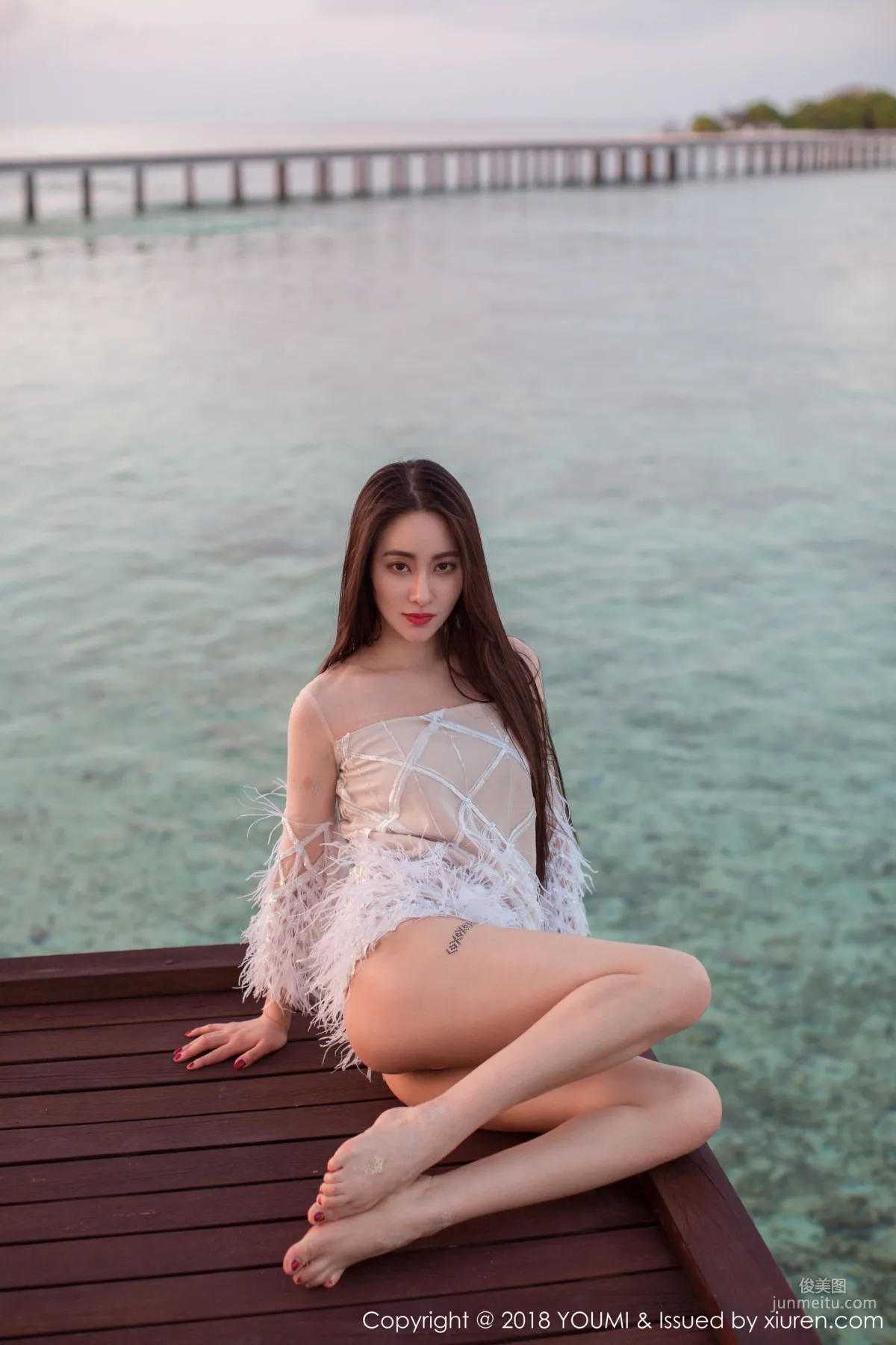 Mu Feifei "Maldives Travel Shoot" Beach Theme Photos [YouMi] Vol.135 Photo Set photo 28