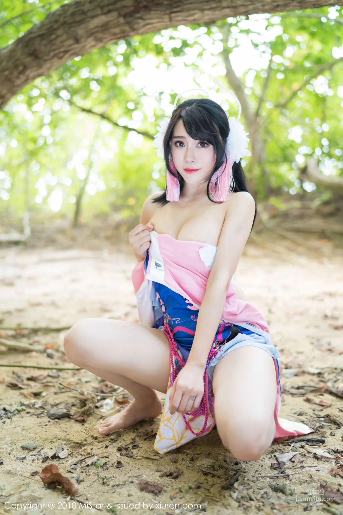 Dou Douliang Outdoor Shoot COS Mai Shiranui and DVA [MiStar] VOL.215 Photo Set photo 50
