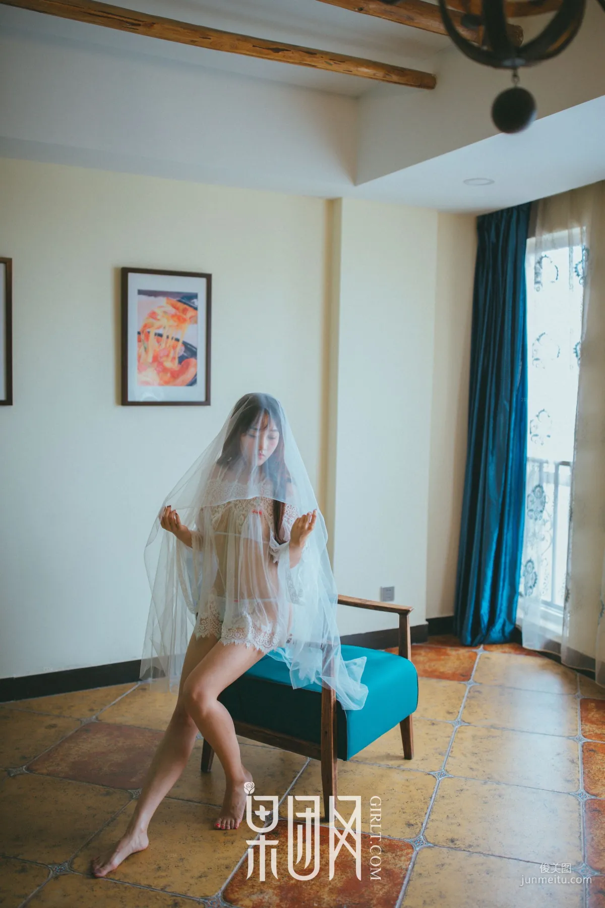 Height and Face and Figure, Perfect Girl Next Door Surprise Debut! [Girlt] Xiong Chuan Ji Xin No.017 Photo Set photo 6