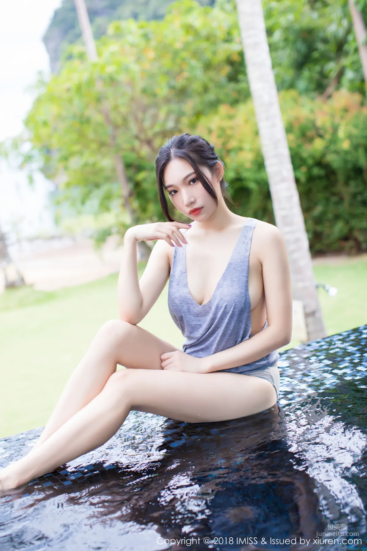 Xiaohuli Sica, Ultimate Temptation Black Stockings Beautiful Legs [IMISS] Vol.219 Photo Set photo 50