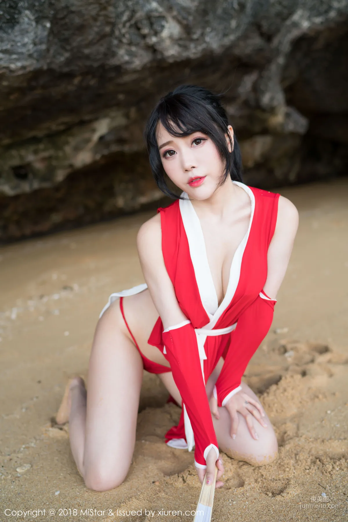 Dou Douliang Outdoor Shoot COS Mai Shiranui and DVA [MiStar] VOL.215 Photo Set photo 1