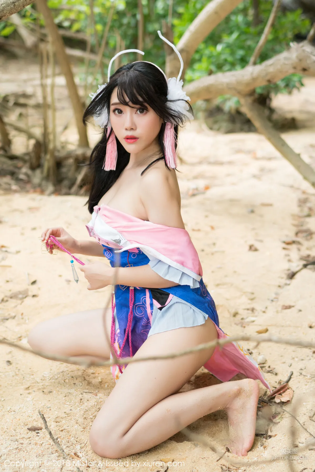 Dou Douliang Outdoor Shoot COS Mai Shiranui and DVA [MiStar] VOL.215 Photo Set photo 39