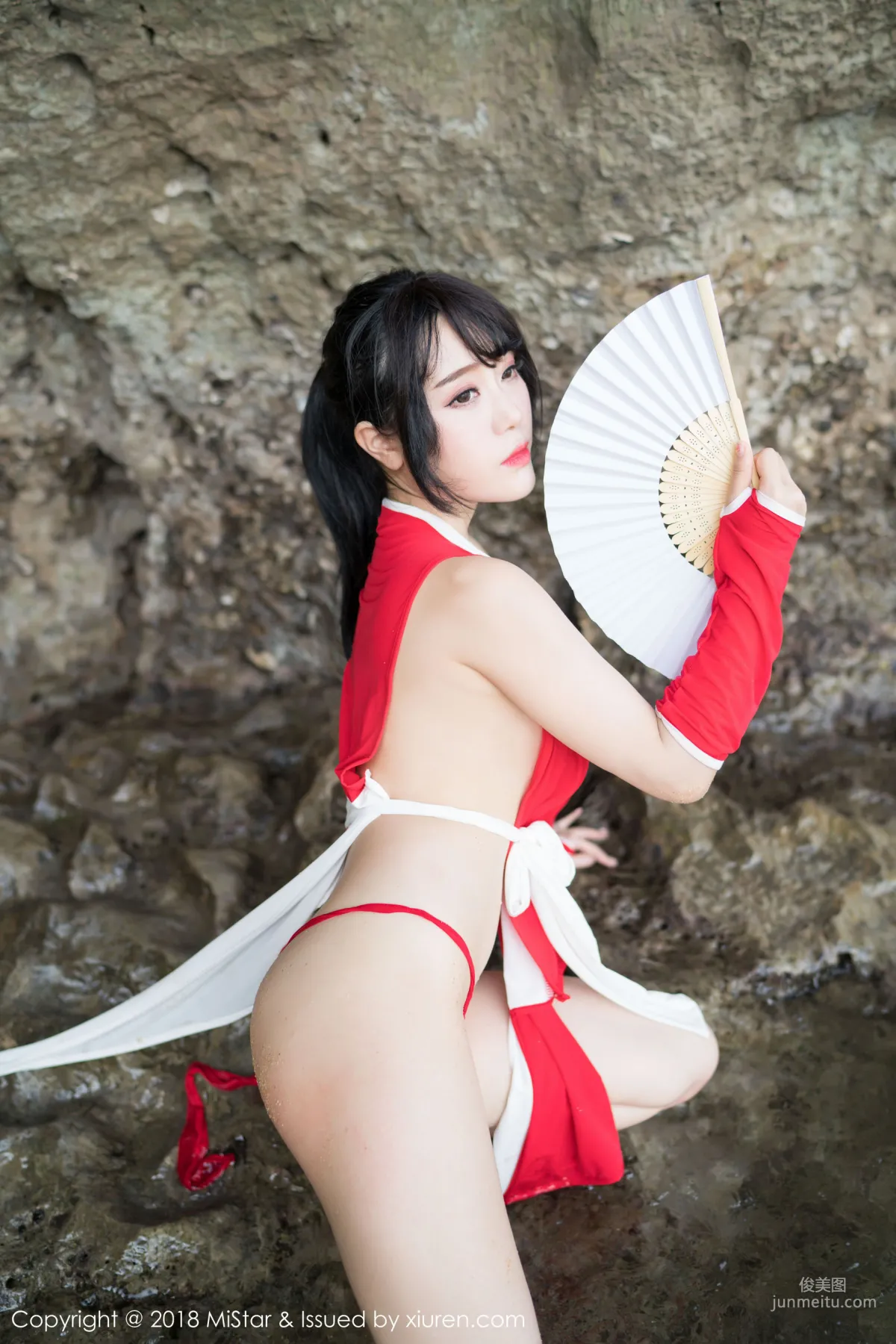 Dou Douliang Outdoor Shoot COS Mai Shiranui and DVA [MiStar] VOL.215 Photo Set photo 17