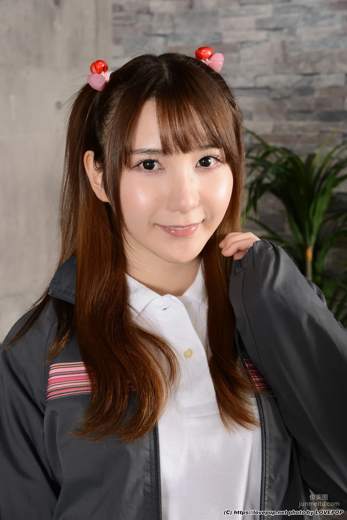 [LovePop] Remi Hoshisaki 'Japanese School Uniform Student Outfit' Set08 Photo Set photo 3