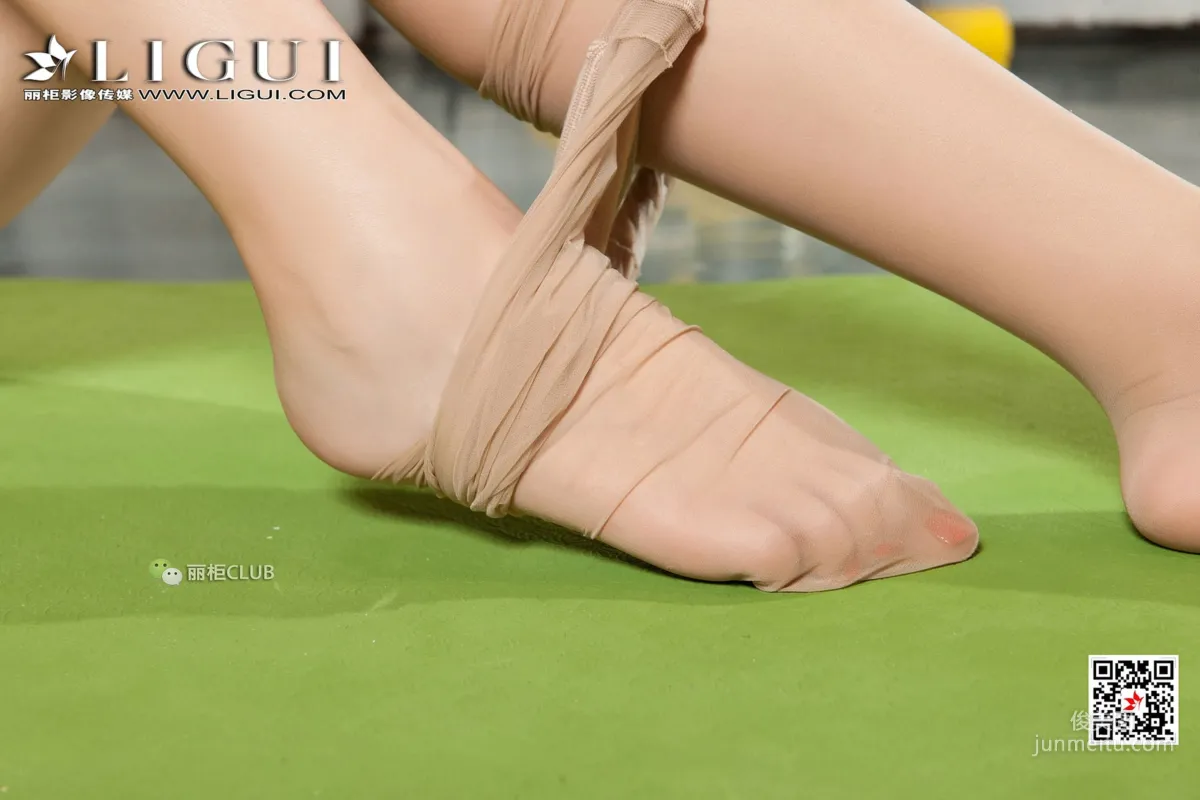 Model 足模楠楠《健身美足》 [麗櫃Ligui] 寫真集 31