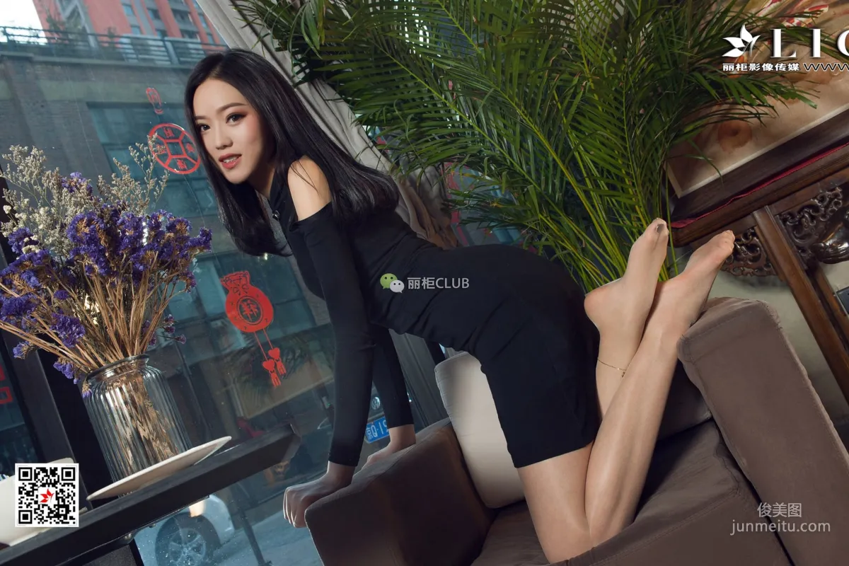 腿模敏儿《OL肉丝高跟》 [丽柜Ligui] 写真集6