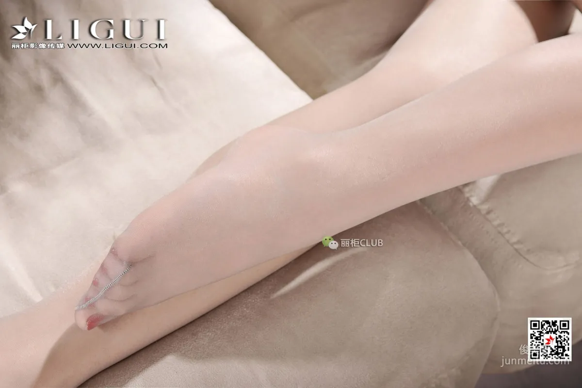腿模可馨《OL肉丝袜》 [丽柜Ligui] 写真集82