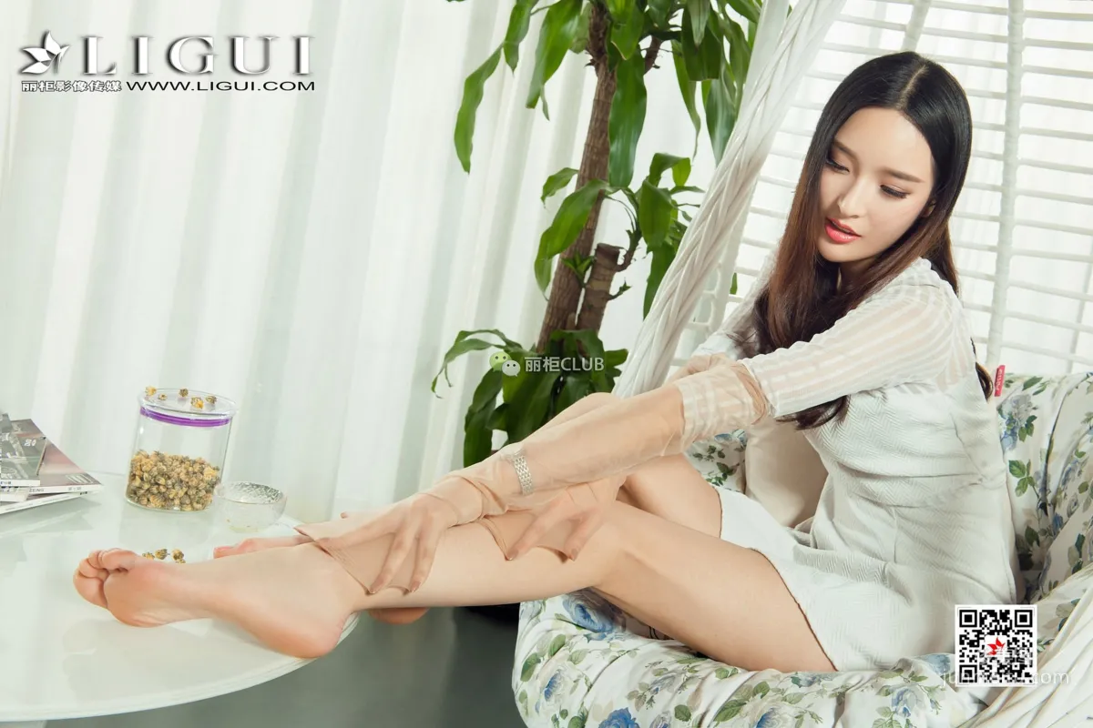 Mode 足模雪糕《吊篮椅丝足》 [丽柜Ligui] 写真集28