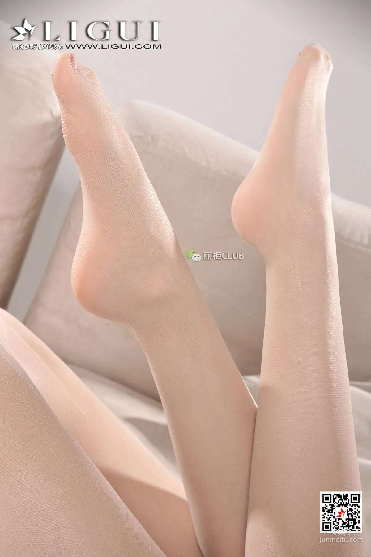 腿模可馨《OL肉丝袜》 [丽柜Ligui] 写真集76