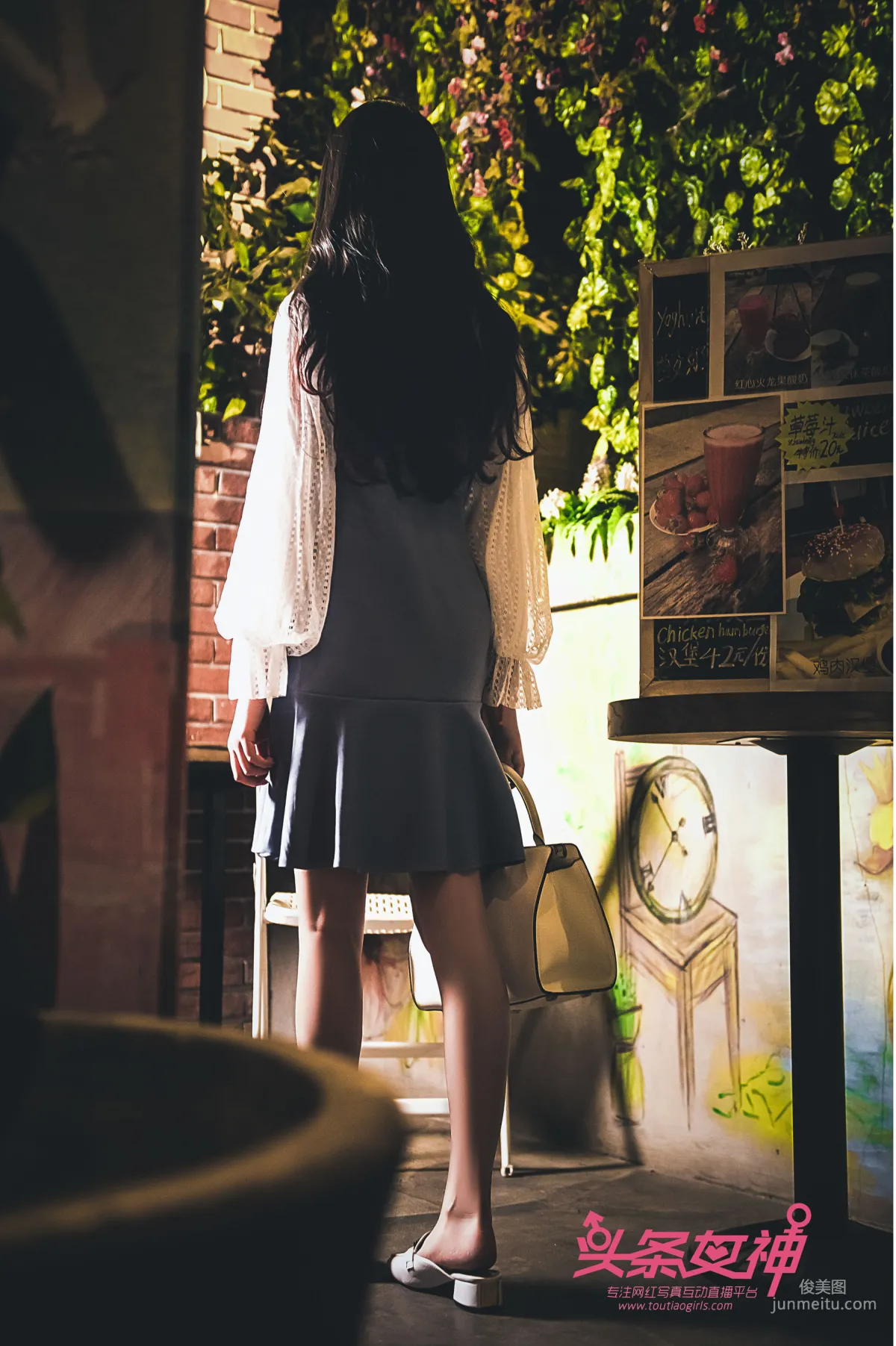 Da Han/Bai Yihan Maid Cafe Story [TouTiao Goddess] Photo Set photo 2