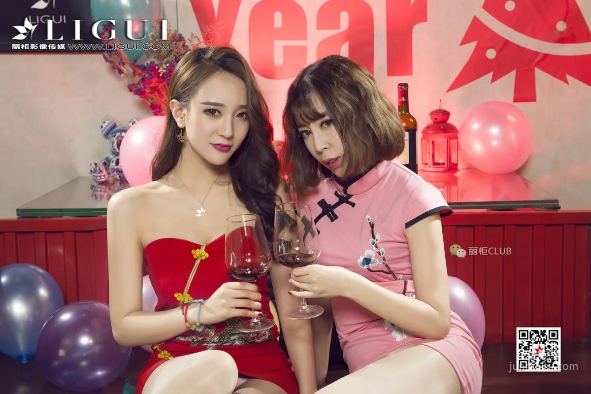 Foot Model Tao Zi & Vicky 《New Year Silk Stockings》 [Ligui] Photo Set photo 67