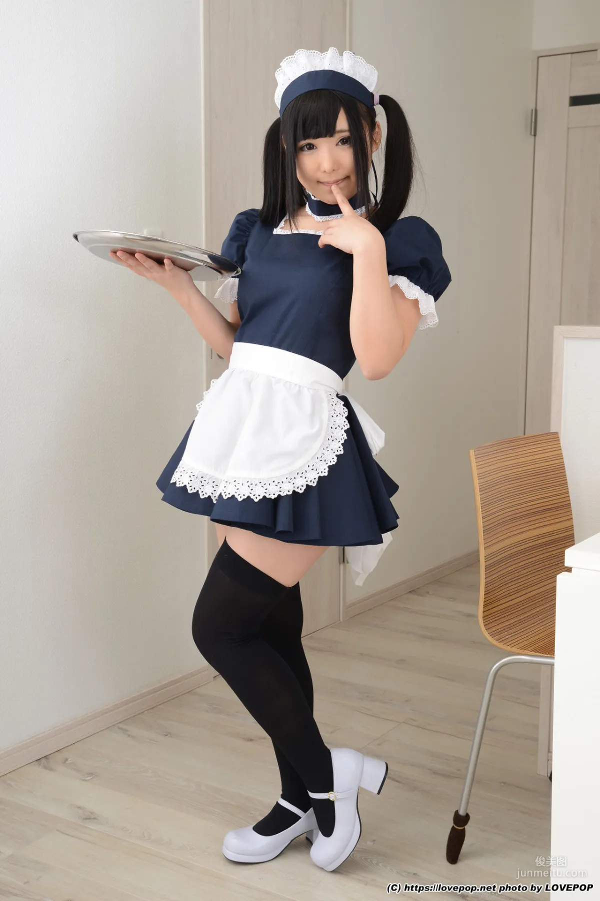 [LovePop] 亞須希/あず希《教室女仆》 Set04 寫真集 2