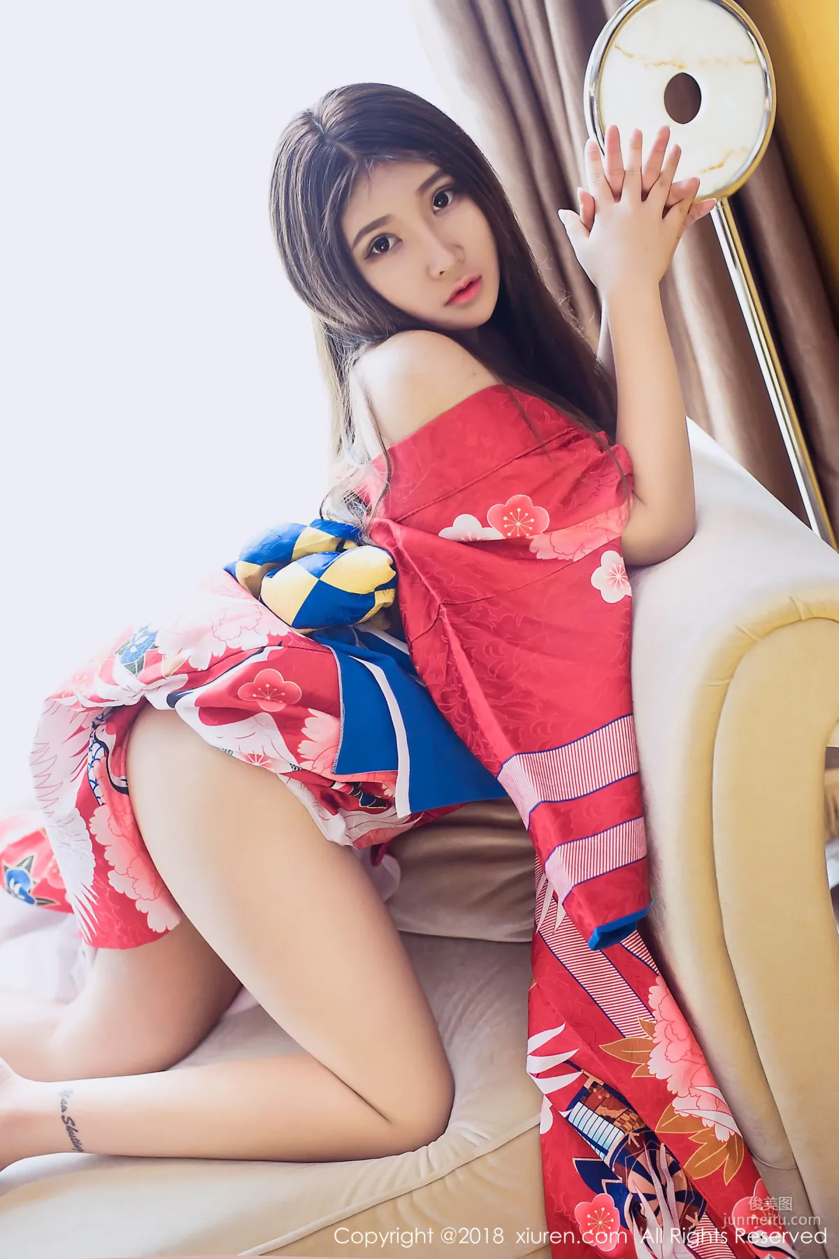 Dangran Shixiao Xiongya, Bikini and Japanese Oiran Kimono [XiuRen] No.973 Photo Set photo 30