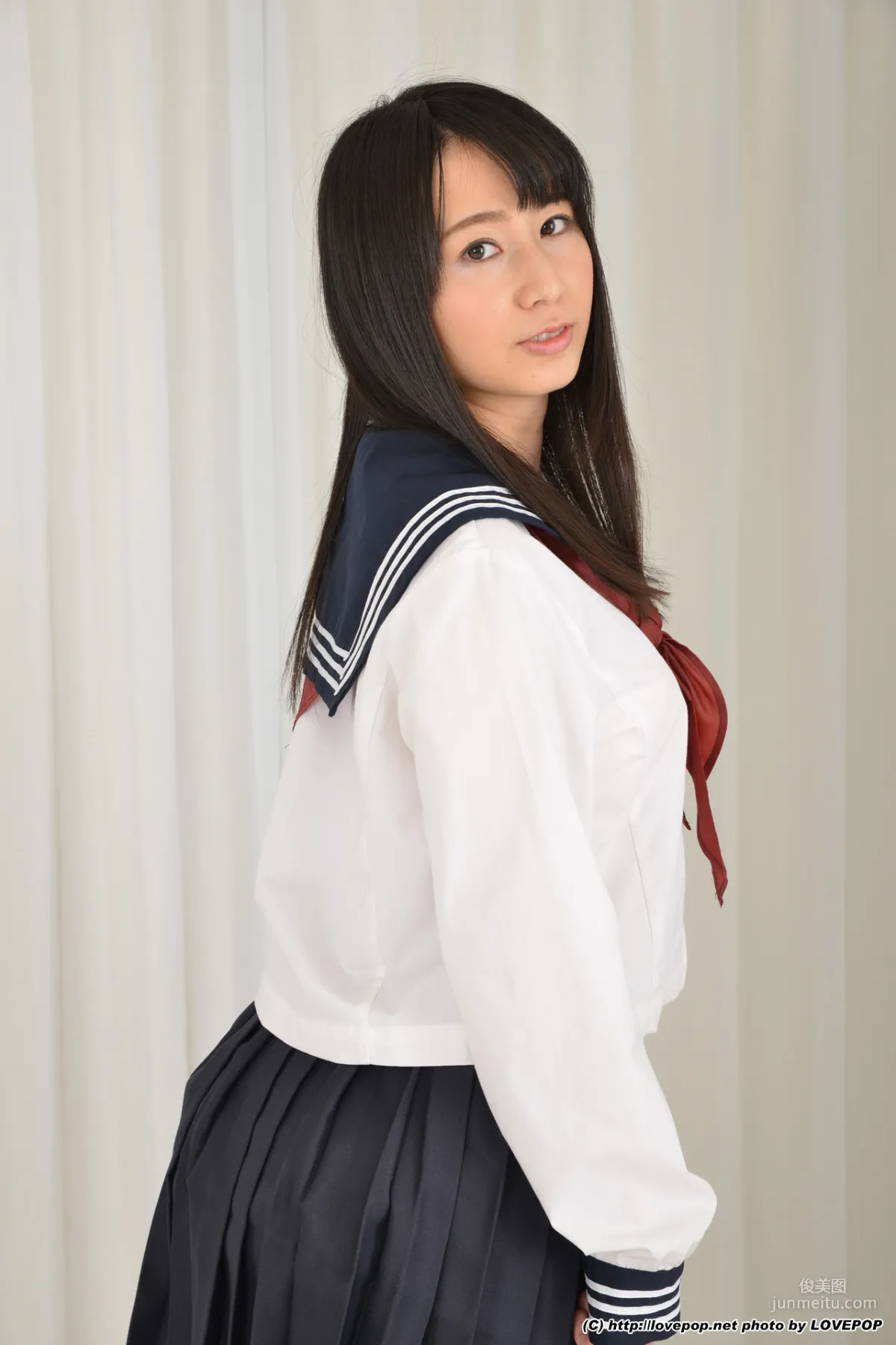 [LovePop] Sora Izumi, Sailor Uniform Student Outfit Set06 Photo Set photo 14