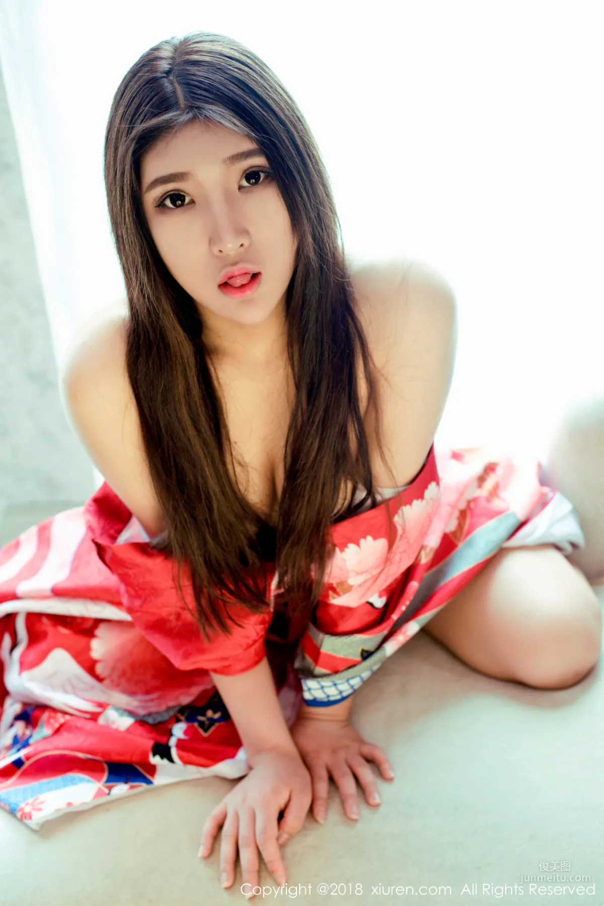 Dangran Shixiao Xiongya, Bikini and Japanese Oiran Kimono [XiuRen] No.973 Photo Set photo 6