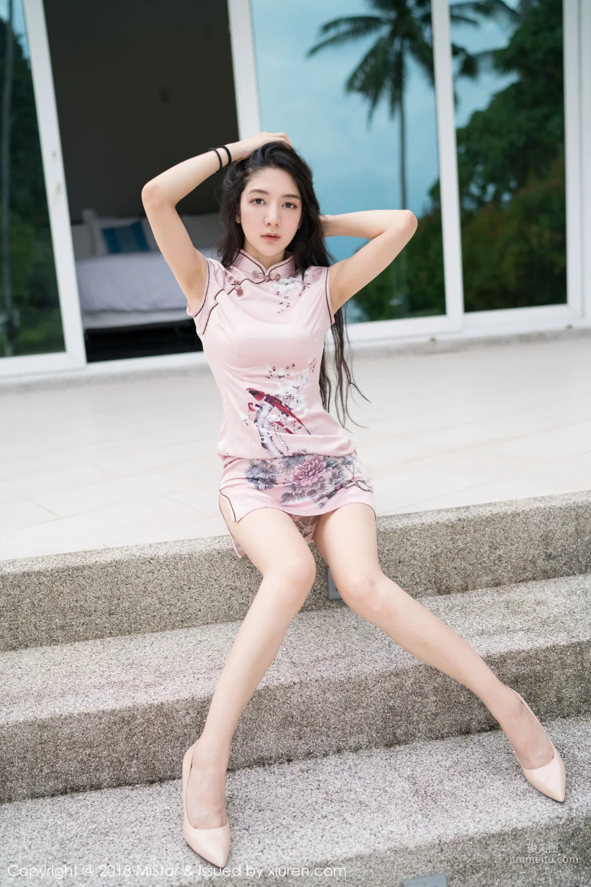 小热巴《比基尼、旗袍与浴室湿身》 [魅妍社MiStar] VOL.220 写真集28
