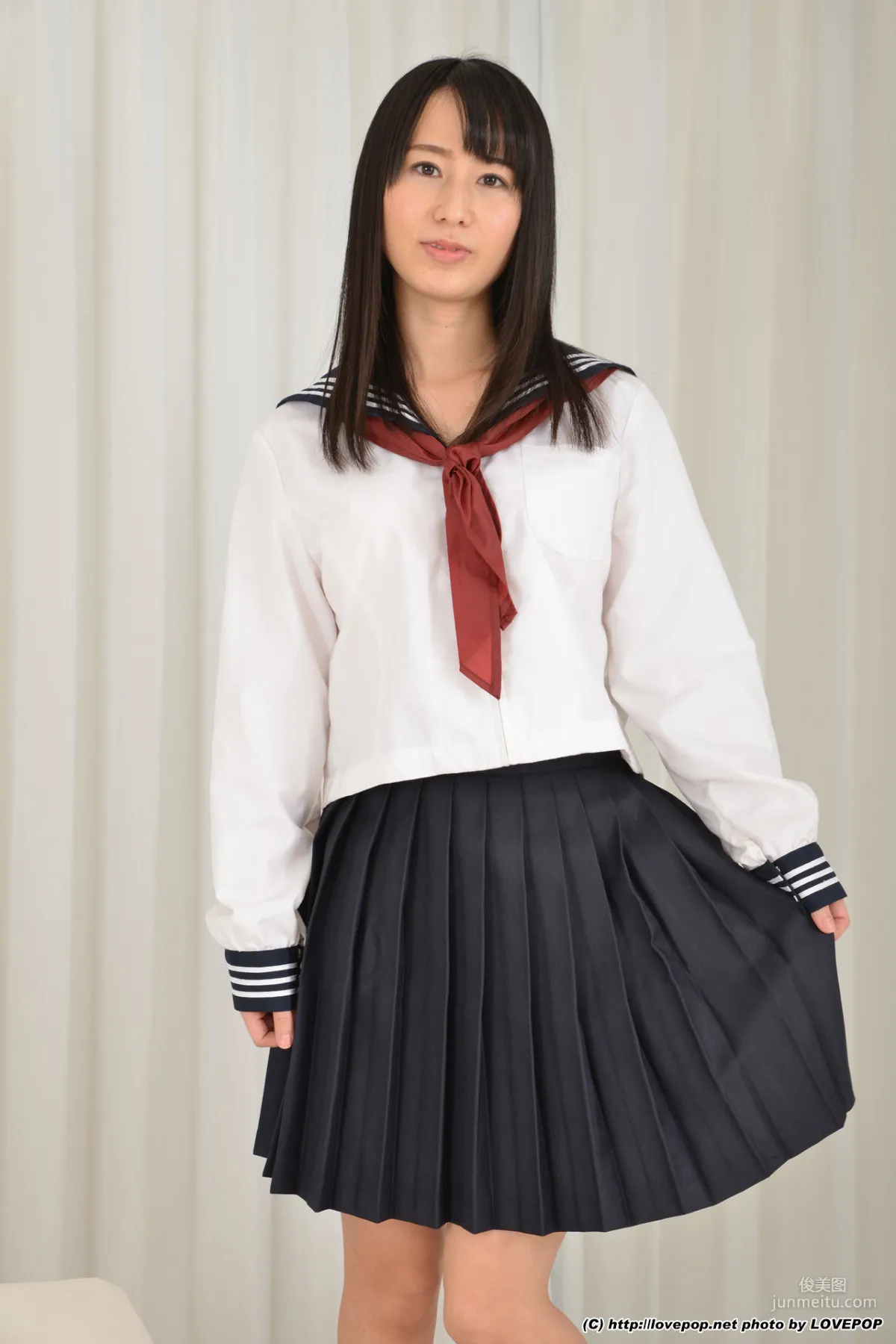 [LovePop] Sora Izumi, Sailor Uniform Student Outfit Set06 Photo Set photo 8