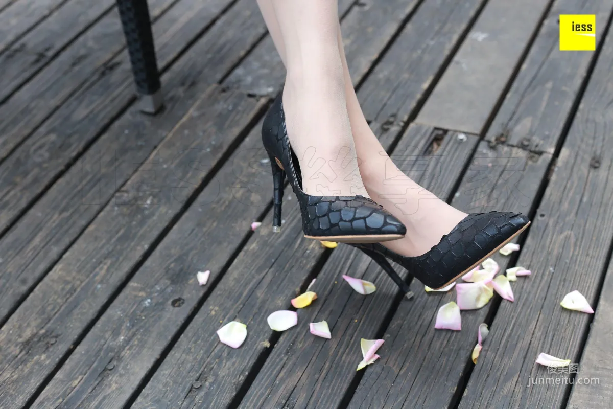 Shuang Shuang, Mature Woman Double Play with Flowers and Branches [IESS] Silk Enjoyer 214 Photo Set photo 86