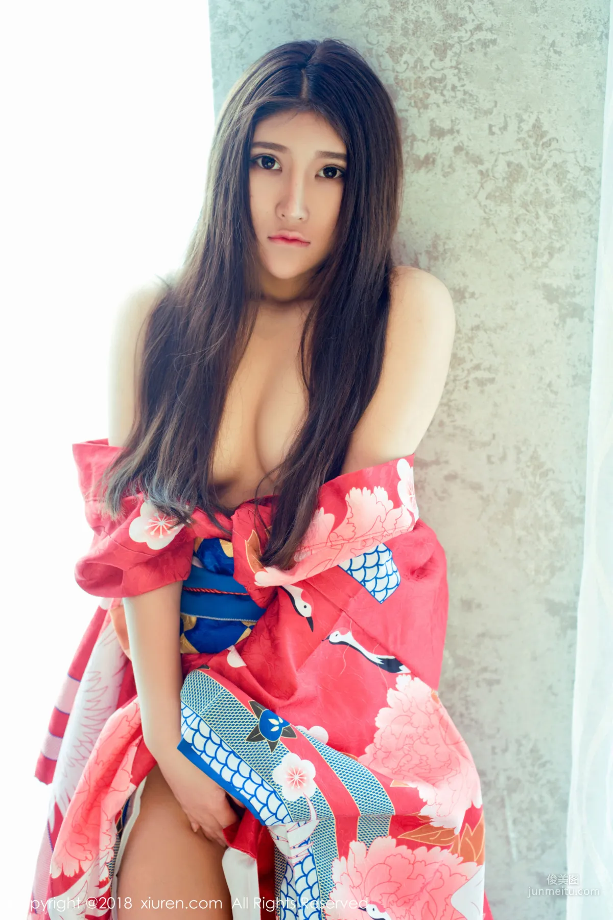 Dangran Shixiao Xiongya, Bikini and Japanese Oiran Kimono [XiuRen] No.973 Photo Set photo 21