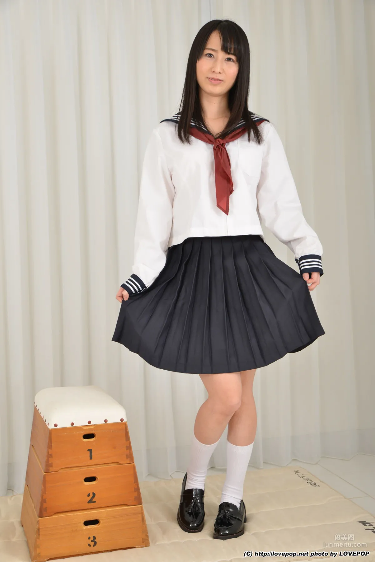 [LovePop] Sora Izumi, Sailor Uniform Student Outfit Set06 Photo Set photo 7