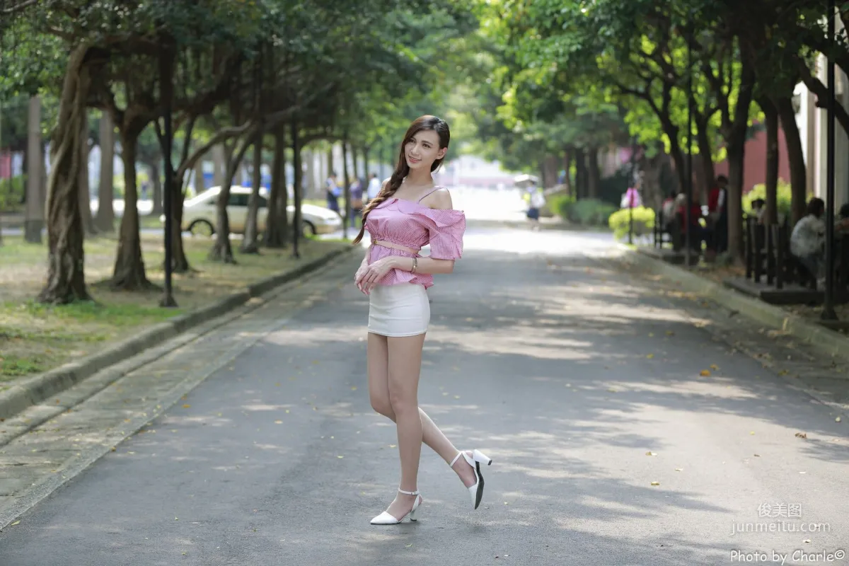 [Taiwan Beauties] Cai Yixin Candice Normal University Outdoor Shoot 3 Outfits Photo Set photo 11