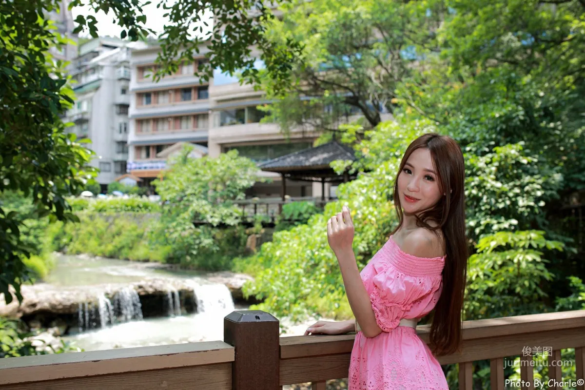 [Taiwan Beauties] Anber Xiao Anbai, MRT Xinbeitou Station, Outdoor Photo Set photo 26